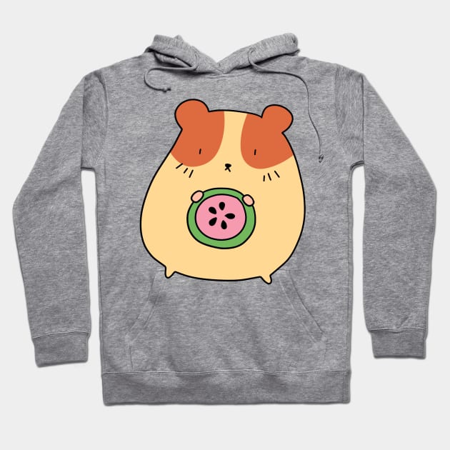 Watermelon Hamster Hoodie by saradaboru